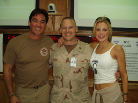 Dean Cain , me and Amanda Swisten