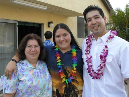 My Mom, me, and my Brother Michael