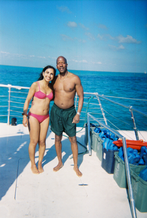 Riem and I snorkling in keywest