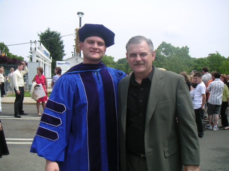 Gary and Karl at Karl's Law School Graduation