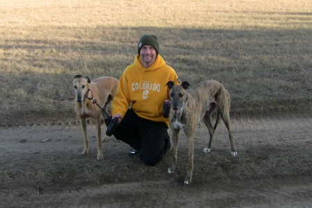 Domingo, Bobby and Mike out for a walk