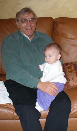 Grampa John with Grand-daughter "Glum" FKA Sophie
