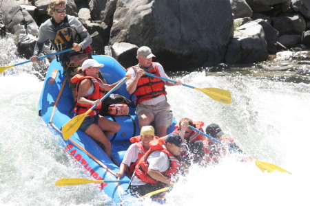 Whitewater rafting 9-02-07