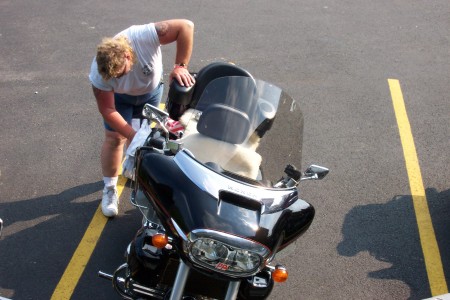 Tom and the Valk at Americade in 2004