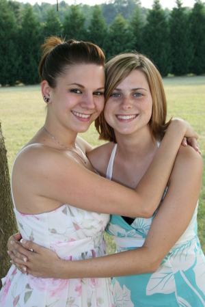 My daughters, Kara and Allison