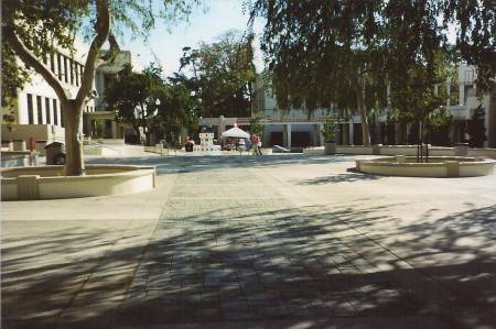 looking south toward the fountain