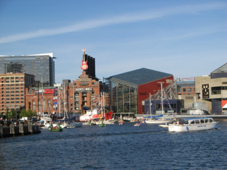 View of the Inner Harbor, Baltimore!