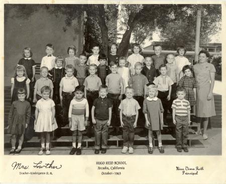 Kindergarten- HUGO REID SCHOOL 1963