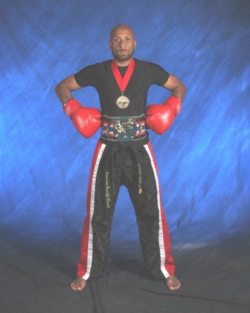 Fighting Championship Belt and Gold Medal