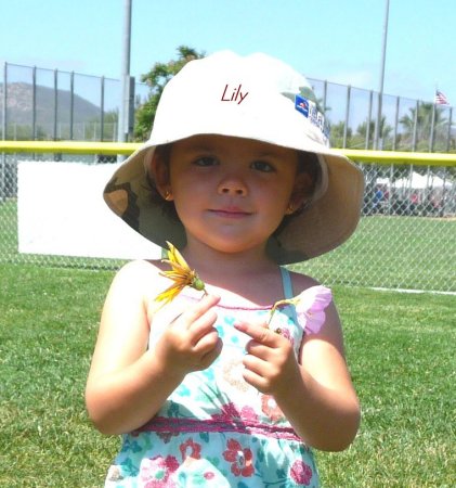 Lily Making the Most of Little League Season