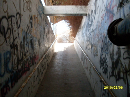 exit from the Hurley underpass