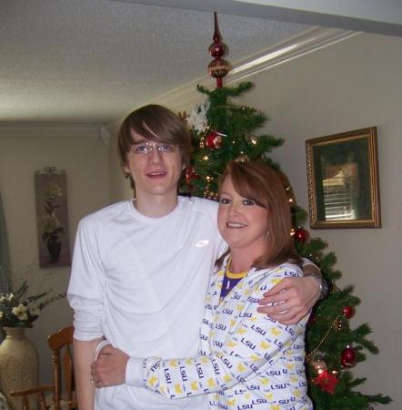 Me & my son Cody Xmas 07