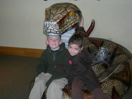 Cole and Bella at Wildlife Museum--Bass Pro, Springfield MO
