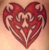 Tribal Heart Tattoo