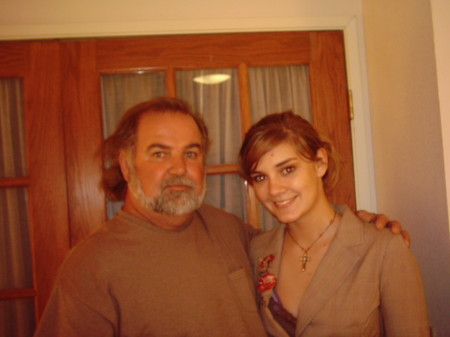 MY DAUGHTER AMANDA WITH THE OLD GUY 'ME'