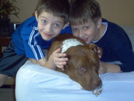 Jack, Will, and my baby girl Bonnie.