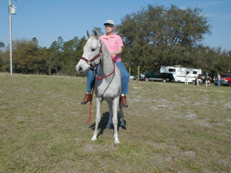 Camping with my horse Carrera