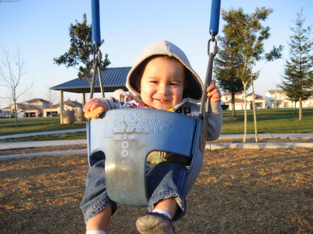 Jaime Jr Loves the Swings & Nutter Butters!