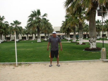 On the beach in the Persian Gulf