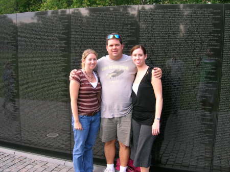 At The Viet Nahm War Memorial With My Daughters