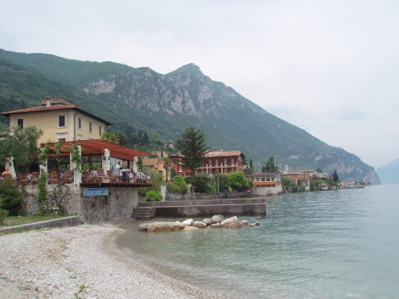 Picnic spot on Lake Garda