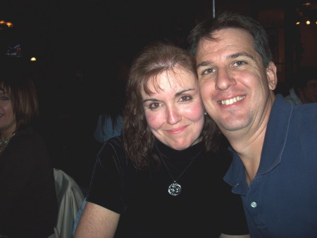Hubby and I at my bday dinner 2007