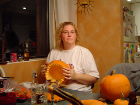Pumpkin patch carving 2005