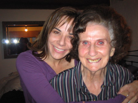 me and my grandma...xoxoxox
