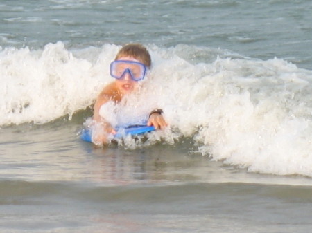 Dalton riding a wave at Virginia Beach