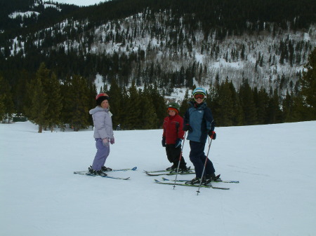 Our kids skiing at Copper Mtn.