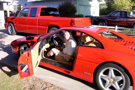 Me in Peg & Mike's F355