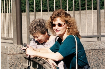 TJ & Mom NY 2000 World Series