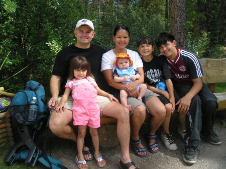 Family in Banff