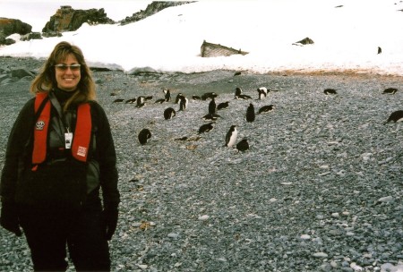 2007-12 Half Moon Bay, penguins & 19th C. boat