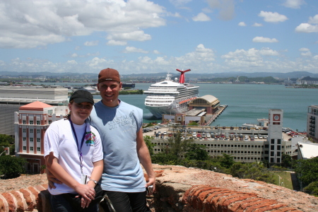 My son Shane & his fiance Jessica in Puerto Rico