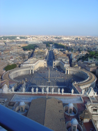 A view of St Peter Square in the fall 2006