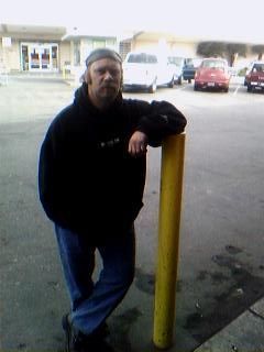 me holding up the pole