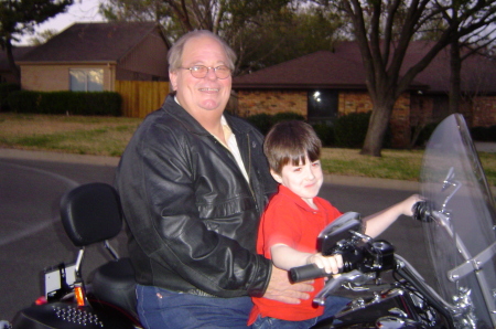 Me with my oldest grandson Chris, Jr.