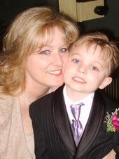 Me and my son at Diana's Wedding