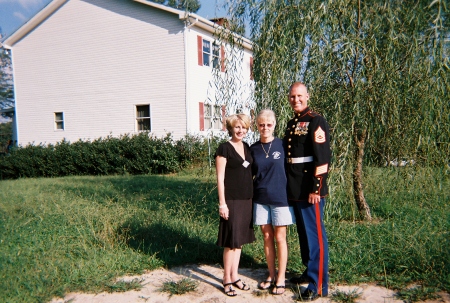 Mom, sis, and I.