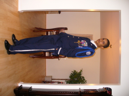 my son in his AFROTC uniform