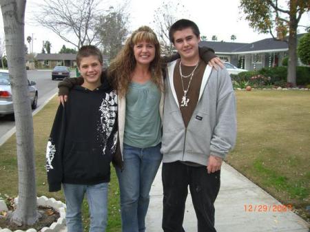 Brandon, my sister Diane, and Chris