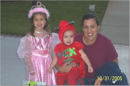 me and kids on halloween 2005