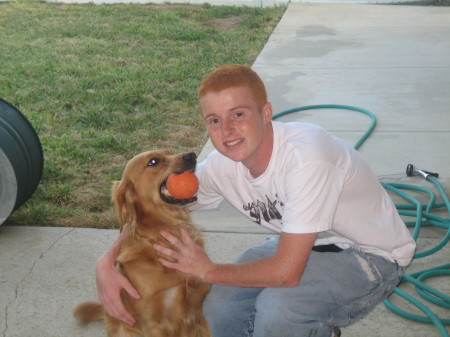 Sean & his dog Shandy