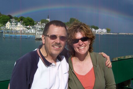 Dave and I on Mackinac Island