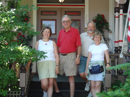 Mary and Dave (left) traveling 2006