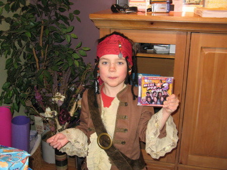 Ahrrrrr Matey! My pirate at his 7th birthday party.