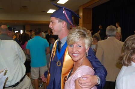 Conor & I after graduation ceremony