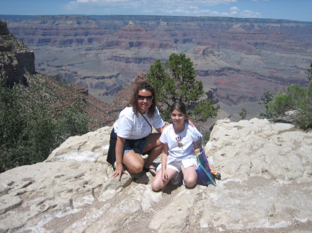 Me & my niece at the Grand Canyon in 2007