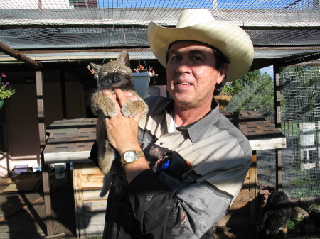 greg with the big cat